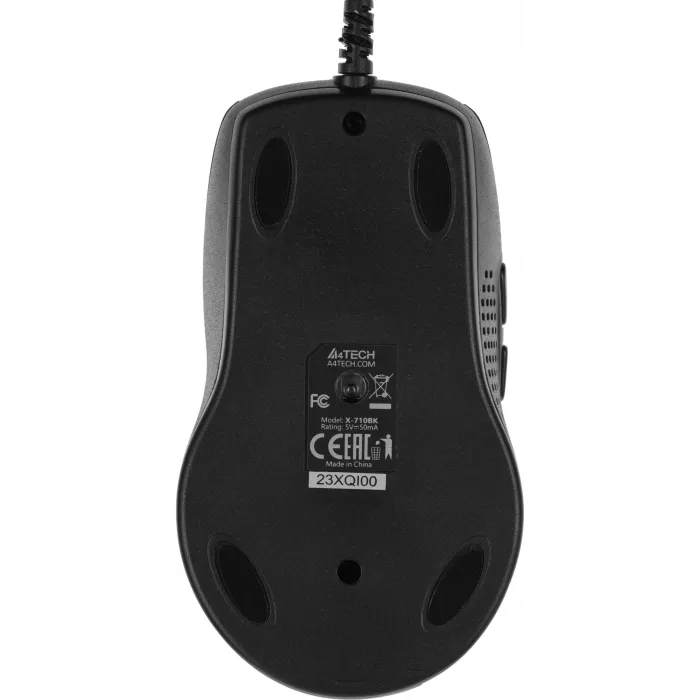 Мышь A4Tech X-7120 черный оптическая 2000dpi USB 7but (X-710BK+X7-200MP)