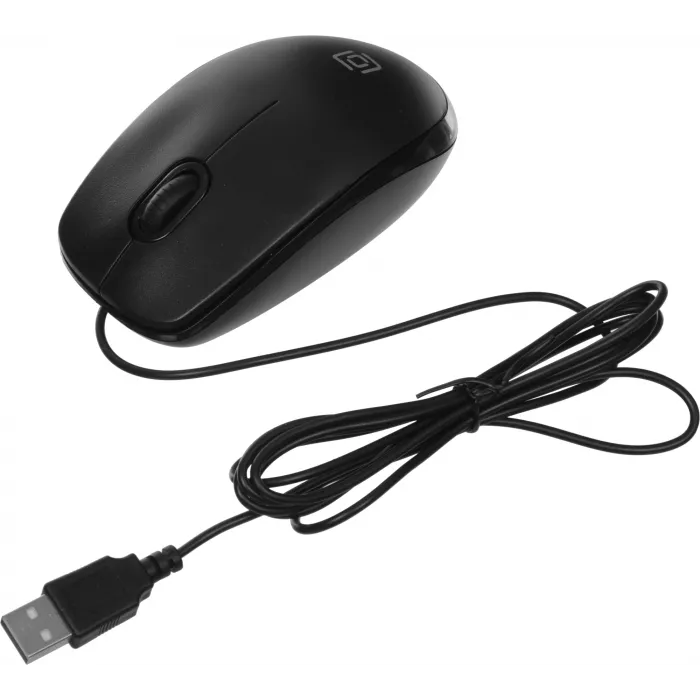 Мышь Оклик 195M for business черный оптическая 1200dpi USB 3but (M218 Black)