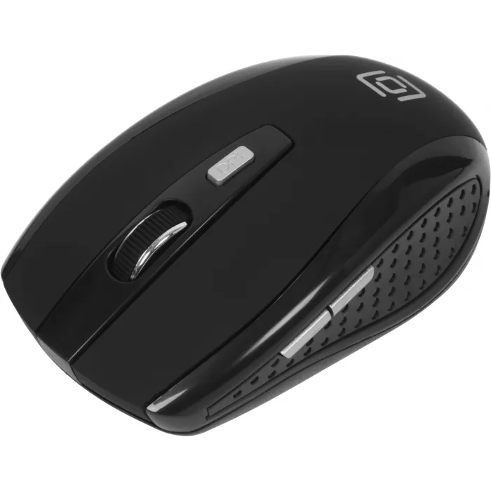 Мышь Оклик 455MW черный оптическая 1600dpi беспров. USB для ноутбука 6but (945818)