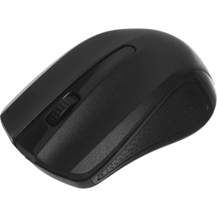 Мышь Оклик 485MW черный оптическая 1600dpi беспров. USB для ноутбука 3but (997819)
