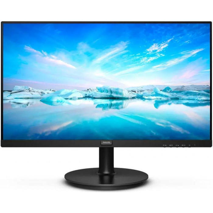 Монитор Philips 21.5" 222V8LA (00/01) черный VA LED 16:9 HDMI M/M матовая 250cd 178гр/178гр 1920x1080 75Hz VGA DP FHD 2.79кг