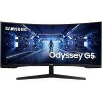 Монитор Samsung 34" Odyssey G5 C34G55TWWI черный VA LED 1ms 21:9 HDMI матовая 250cd 178гр/178гр 3440x1440 165Hz DP UW 5.6кг