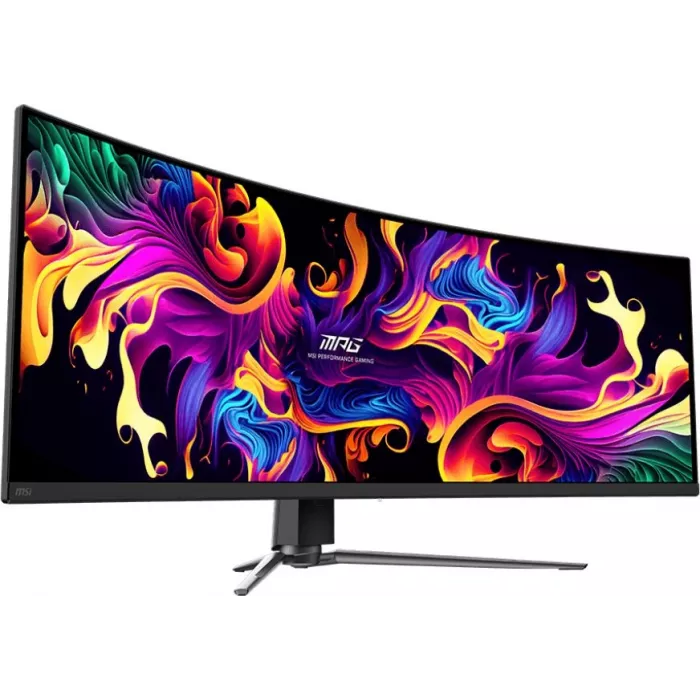 Монитор MSI 49" MPG 491CQP QD-OLED черный QD OLED LED 32:9 HDMI матовая HAS Piv 250cd 178гр/178гр 5120x1440 144Hz DP USB 10.3кг