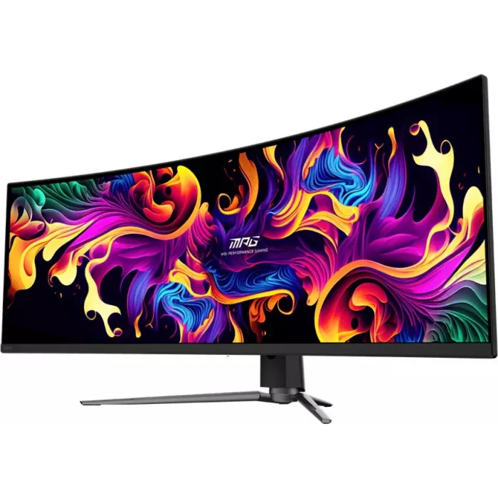 Монитор MSI 49" MPG 491CQP QD-OLED черный QD OLED LED 32:9 HDMI матовая HAS Piv 250cd 178гр/178гр 5120x1440 144Hz DP USB 10.3кг