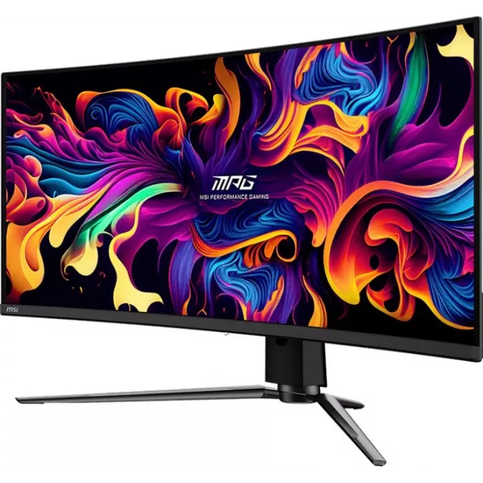 Монитор MSI 34" MPG 341CQPX черный QD OLED LED 21:9 HDMI полуматовая HAS Piv 250cd 178гр/178гр 3440x1440 240Hz DP UW USB 8.9кг