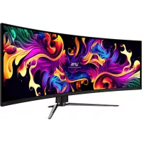 Монитор MSI 49" MPG 491CQPX QD-OLED черный QD OLED LED 32:9 HDMI матовая HAS Piv 250cd 178гр/178гр 5120x1440 240Hz DP USB 10.6кг