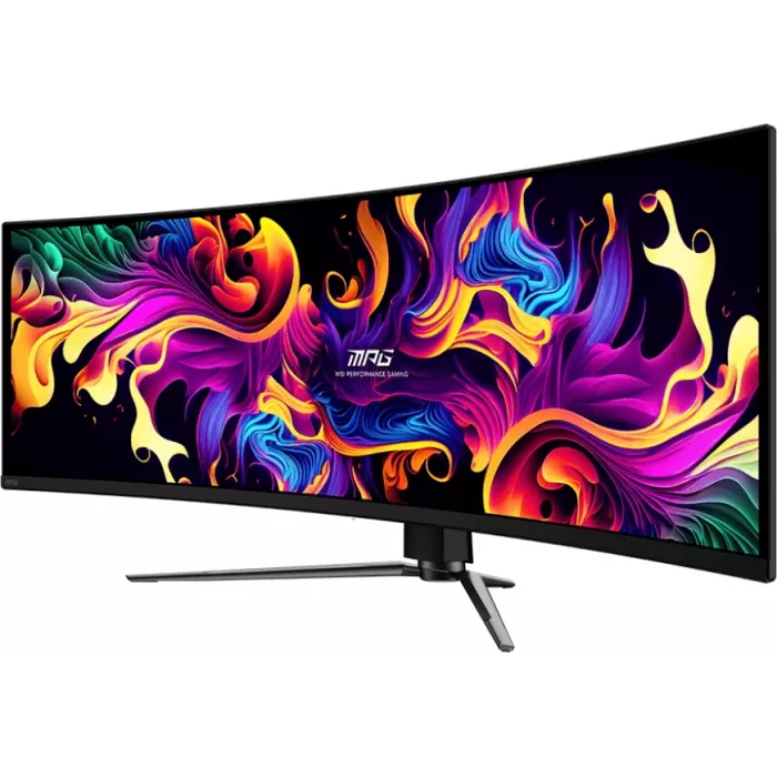 Монитор MSI 49" MPG 491CQPX QD-OLED черный QD OLED LED 32:9 HDMI матовая HAS Piv 250cd 178гр/178гр 5120x1440 240Hz DP USB 10.6кг