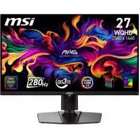 Монитор MSI 26.5" Mag 271QP QD-OLED X28 черный QD OLED LED 16:9 HDMI матовая HAS Piv 250cd 178гр/178гр 2560x1440 280Hz DP Quad 2K (1440p) 8.2кг