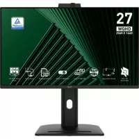 Монитор MSI 27" Pro MP275QPDG черный IPS LED 16:9 HDMI M/M Cam матовая HAS Piv 250cd 178гр/178гр 2560x1440 100Hz DP Quad HD 2K (1440p) USB 7.05кг