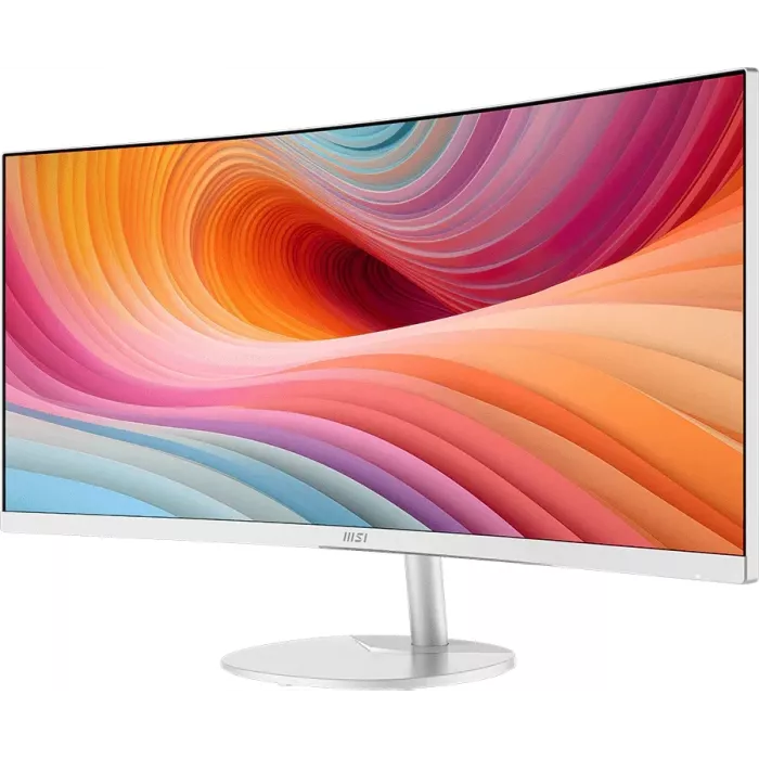 Монитор MSI 34" Pro MP341CQW E12 белый VA LED 21:9 HDMI M/M матовая 300cd 178гр/178гр 3440x1440 120Hz DP 2K 7.1кг