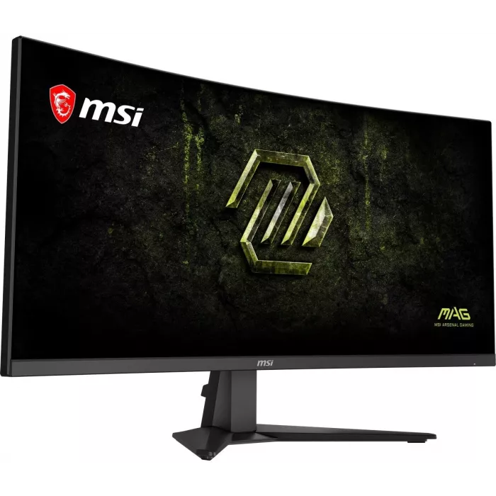 Монитор MSI 34" Mag 346CQDF E20 черный VA LED 21:9 HDMI матовая 300cd 178гр/178гр 3440x1440 200Hz DP 2K 6.37кг