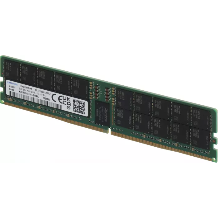 Память DDR5 Samsung M321R8GA0EB0-CWM 64Gb RDIMM ECC Reg Non Pull PC5-44800 5600MHz