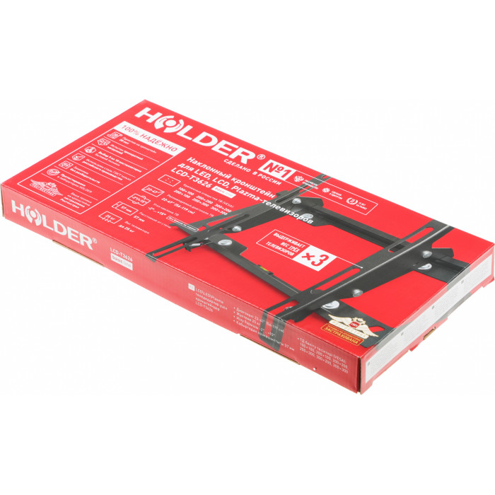 Кронштейн для телевизора Holder T3626-B черный 22"-47" макс.25кг настенный наклон