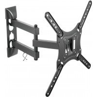 Кронштейн для телевизора Ultramounts UM870 черный 23"-55" макс.30кг настенный поворот и наклон