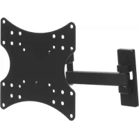Кронштейн для телевизора Ultramounts UM877 черный 23"-42" макс.20кг настенный поворотно-выдвижной и наклонный