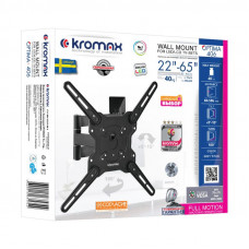 Кронштейн для телевизора Kromax OPTIMA-406 серый 22"-65" макс.40кг настенный поворот и наклон