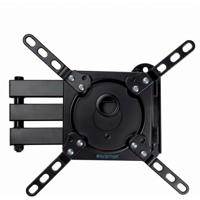 Кронштейн для телевизора Kromax DIX-14 черный 15"-42" макс.20кг настенный поворотно-выдвижной и наклонный