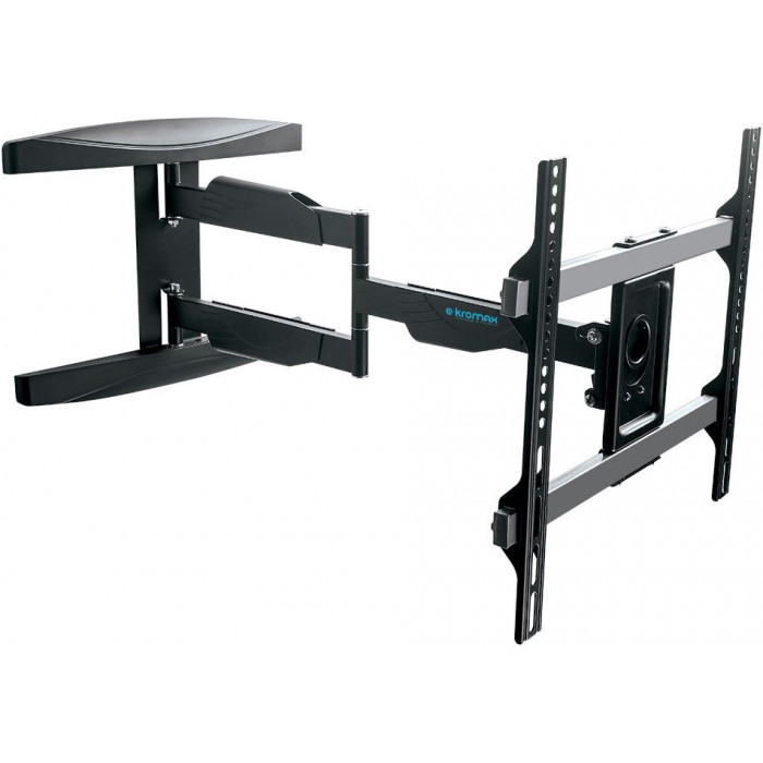 Кронштейн для телевизора Kromax ATLANTIS-60 черный 26"-65" макс.40кг настенный поворотно-выдвижной и наклонный