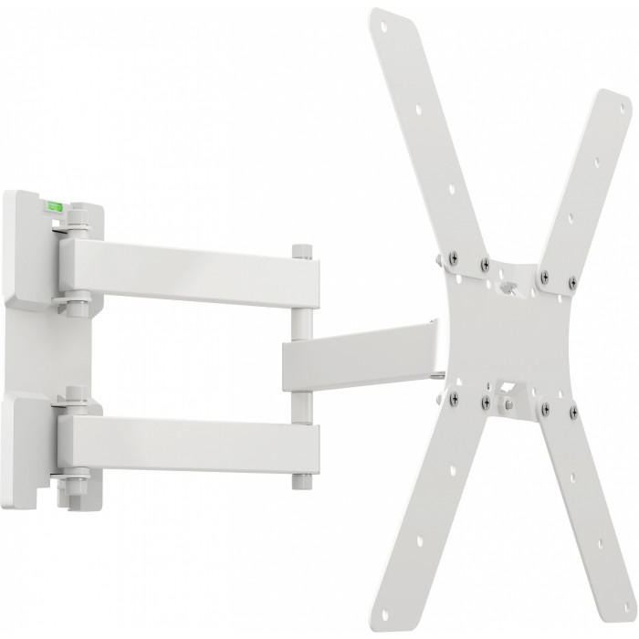 Кронштейн для телевизора Holder LCD-5566-W белый 32"-55" макс.45кг настенный поворотно-выдвижной и наклонный