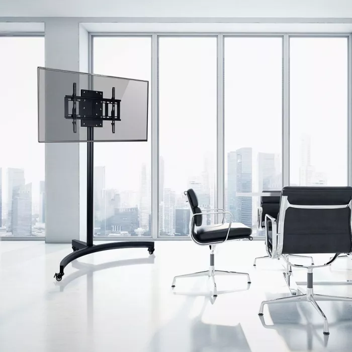 Подставка для телевизора Arm Media PT-STAND-10 черный 32"-65" макс.45кг напольный фиксированный