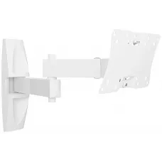 Кронштейн для телевизора Holder LCDS-5064 белый 10"-32" макс.30кг настенный поворотно-выдвижной и наклонный