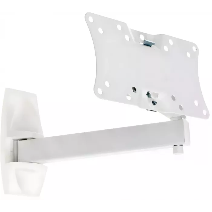 Кронштейн для телевизора Holder LCDS-5064 белый 10"-32" макс.30кг настенный поворотно-выдвижной и наклонный