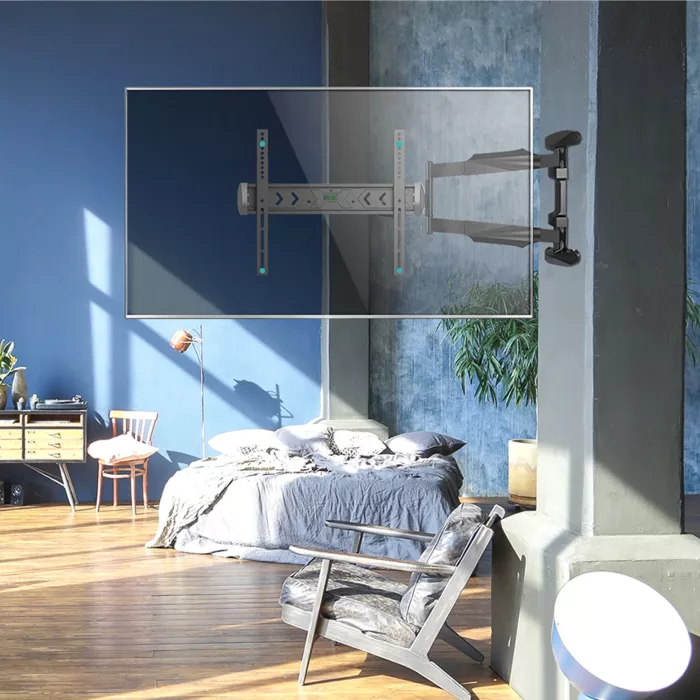 Кронштейн для телевизора Onkron NP47 черный 40"-75" макс.35кг настенный поворот и наклон
