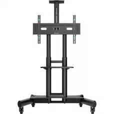 Стойка для телевизора Onkron TS1551 черный 40"-70" макс.55.5кг напольный мобильный