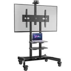 Подставка для телевизора Onkron TS1881 черный 50"-86" макс.105.9кг напольный мобильный
