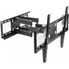 Кронштейн для телевизора Kromax OPTIMA-409 черный 32"-65" макс.45кг настенный поворотно-выдвижной и наклонный