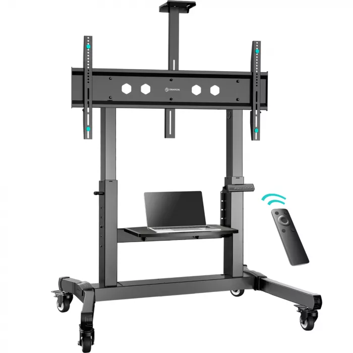 Стойка для телевизора Onkron TS1991 eLift черный 50"-100" макс.130кг напольный наклон (моторизованный лифт)