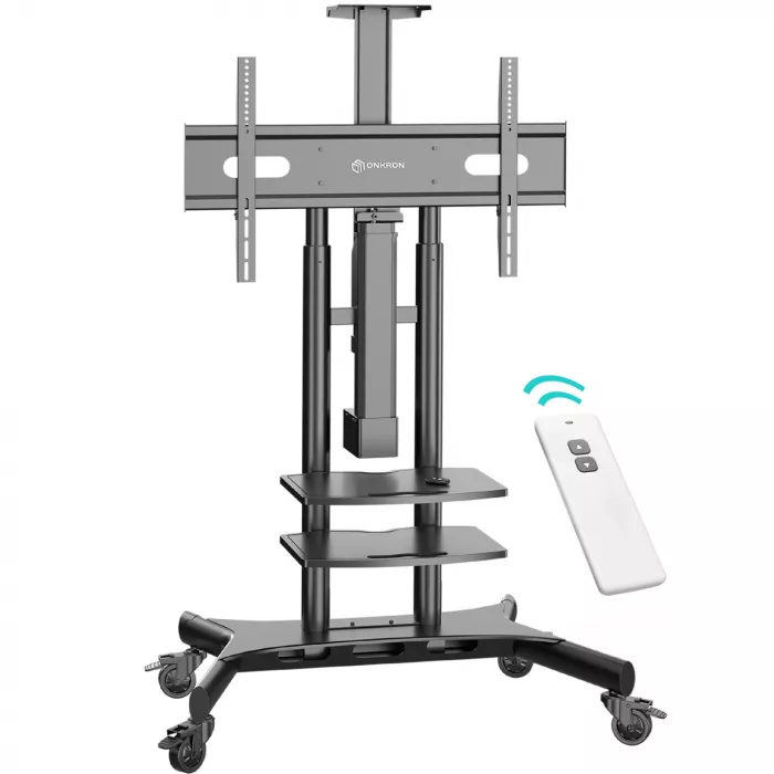 Подставка для телевизора Onkron TS1881 Elift черный 50"-86" макс.90кг напольный наклон (моторизованный лифт)