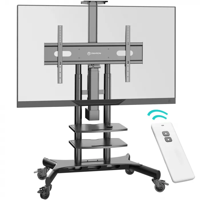 Подставка для телевизора Onkron TS1881 Elift черный 50"-86" макс.90кг напольный наклон (моторизованный лифт)