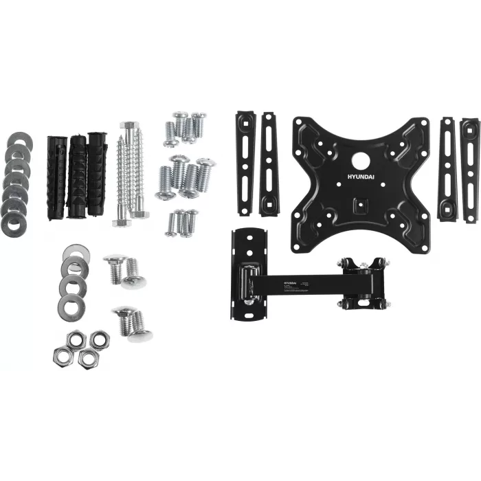 Кронштейн для телевизора Hyundai GL-R4 черный 13"-65" макс.25кг настенный поворот и наклон