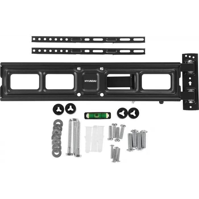 Кронштейн для телевизора Hyundai GL-N4 черный 32"-75" макс.40кг настенный поворотно-выдвижной и наклонный