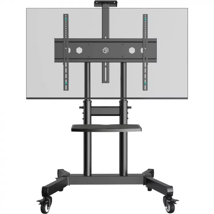 Стойка для телевизора Onkron TS1891 черный 50"-90" макс.100кг напольный мобильный