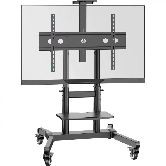 Стойка для телевизора Onkron TS1891 черный 50"-90" макс.100кг напольный мобильный