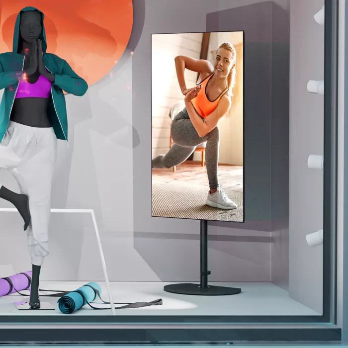 Стойка для телевизора Onkron TS5060 черный 30"-60" макс.41кг напольный поворот
