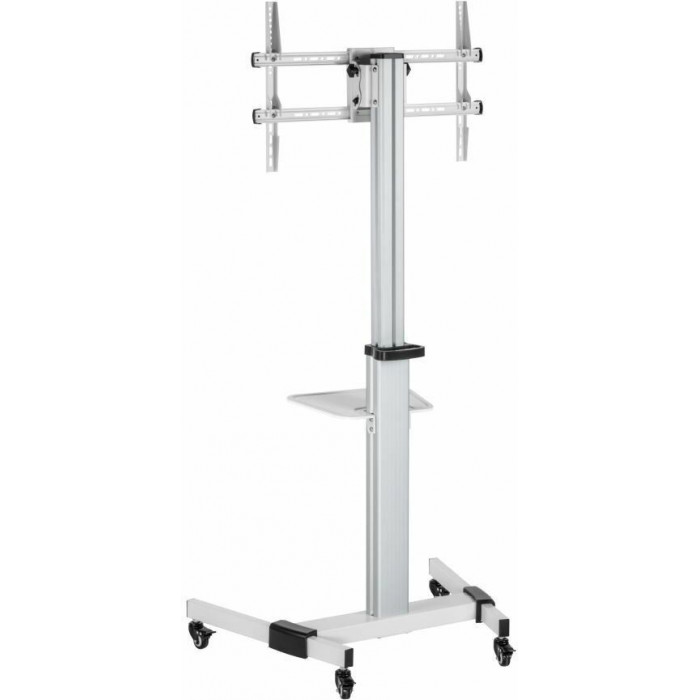 Подставка для телевизора Ultramounts UM307W белый 37"-86" макс.50кг напольный мобильный