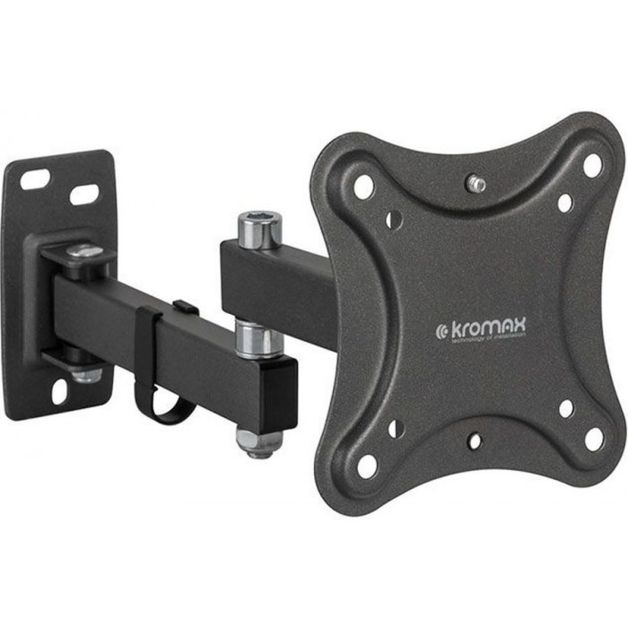 Кронштейн для телевизора Kromax CORBEL-3 черный 10"-32" макс.25кг настенный поворот и наклон