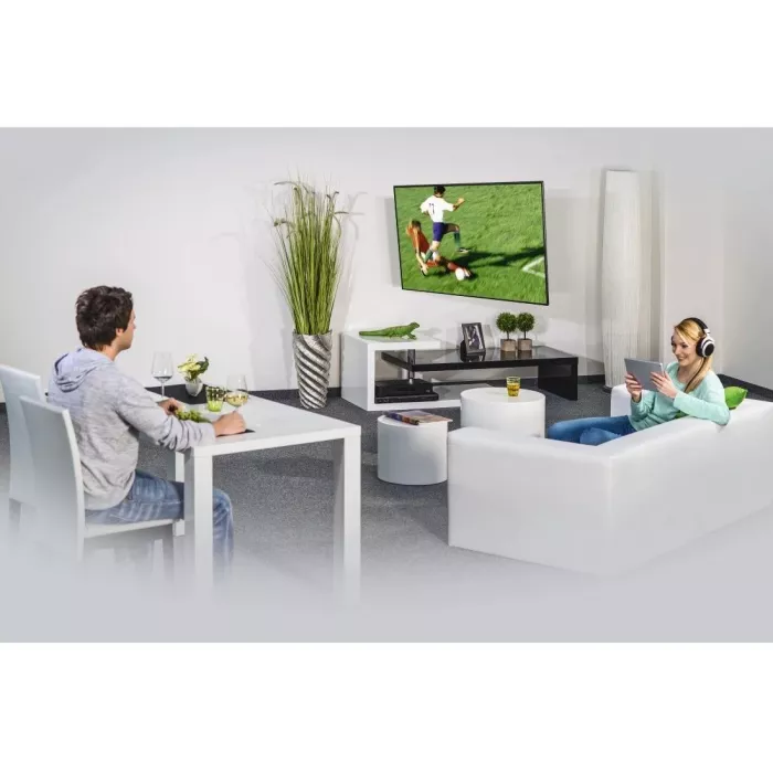 Кронштейн для телевизора Hama 00220855 черный/белый 19"-48" макс.20кг настенный поворот и наклон