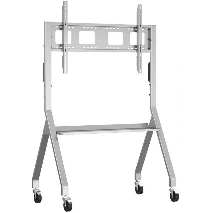 Стойка для телевизора Kromax OMEGA-12 серебристый 32"-120" макс.80кг напольный