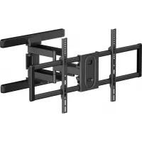 Кронштейн для телевизора Ultramounts UM970 черный 43"-95" макс.60кг настенный поворот и наклон