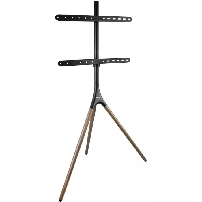 Стойка для телевизора Kromax OMEGA-11 серебристый/береза 32"-70" макс.35кг напольный фиксированный