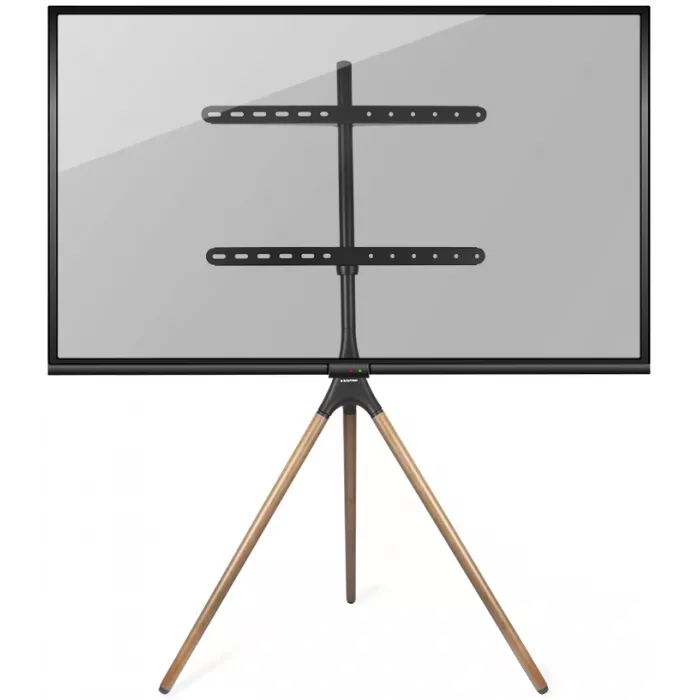 Стойка для телевизора Kromax OMEGA-11 серебристый/береза 32"-70" макс.35кг напольный фиксированный