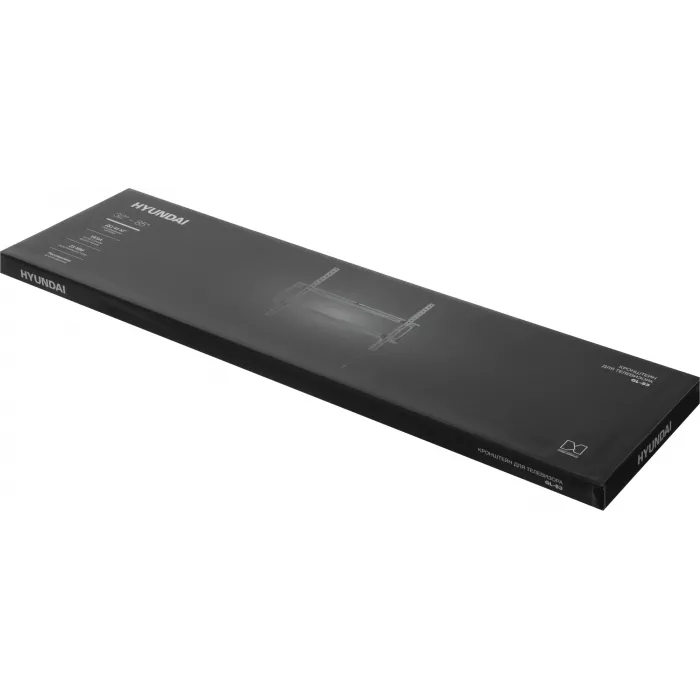 Кронштейн для телевизора Hyundai GL-S3 черный 32"-85" макс.45кг настенный фиксированный