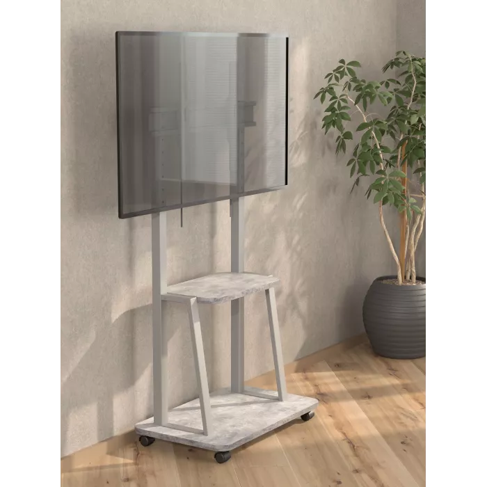 Стойка для телевизора Holder PR-108 серый/сланец 32"-65" макс.40кг напольный мобильный