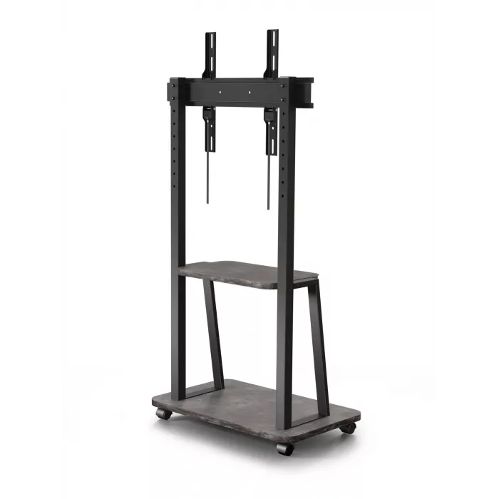 Стойка для телевизора Holder PR-108 черный/керамика 32"-65" макс.40кг напольный мобильный