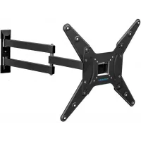 Кронштейн для телевизора Kromax Optima-410 титан 14"-65" макс.30кг настенный поворотно-выдвижной и наклонный