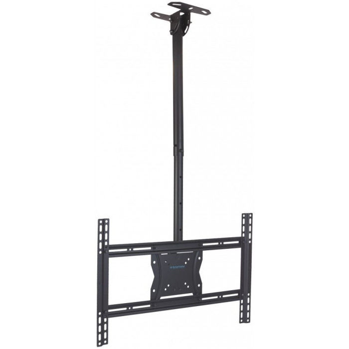 Кронштейн для телевизора Kromax COBRA-4 черный 15"-75" макс.65кг потолочный поворот и наклон